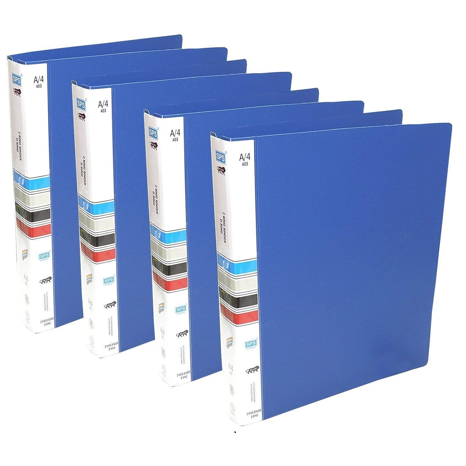 Mahavir Premium - A4 Size - 1.5 Inch - 4D (4 Hole) Ring Binder Files (Blue)  Manufacturer,Supplier and Exporter from India