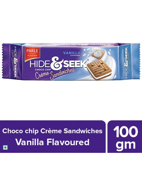 Buy Online Parle Hide Seek Vanilla Cream 100 Grams Ahmedabad Gujarat India Offikart